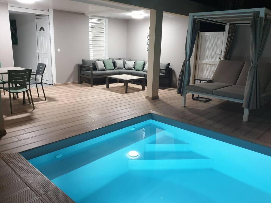 サント・マリー Mars Et Venus Location - Piscine Privee Et Chauffeeヴィラ エクステリア 写真